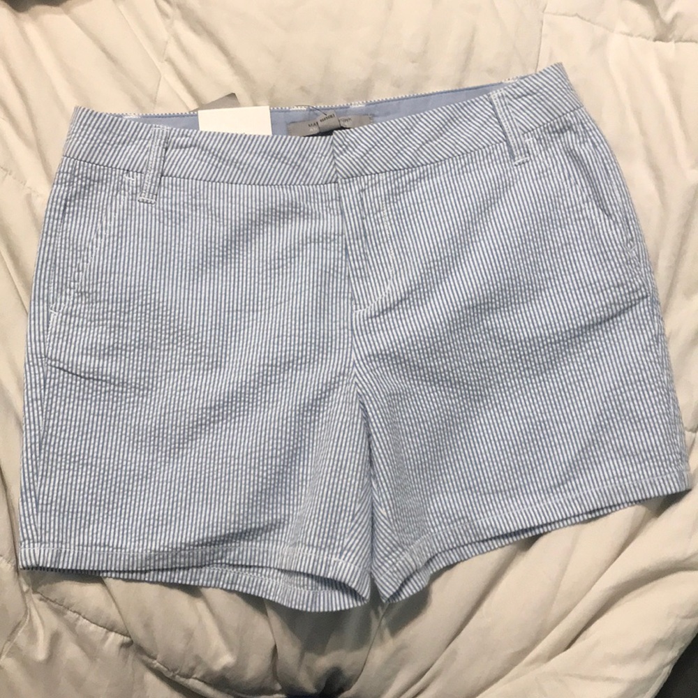Marc New York Andrew Marc Striped Shorts Blue/Wh
